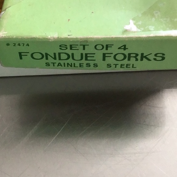 Vintage MCM 1960’s stainless steel fondue forks, made in Japan. In original box! - Picture 6 of 6